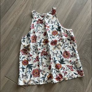 Old Navy floral sleeveless top